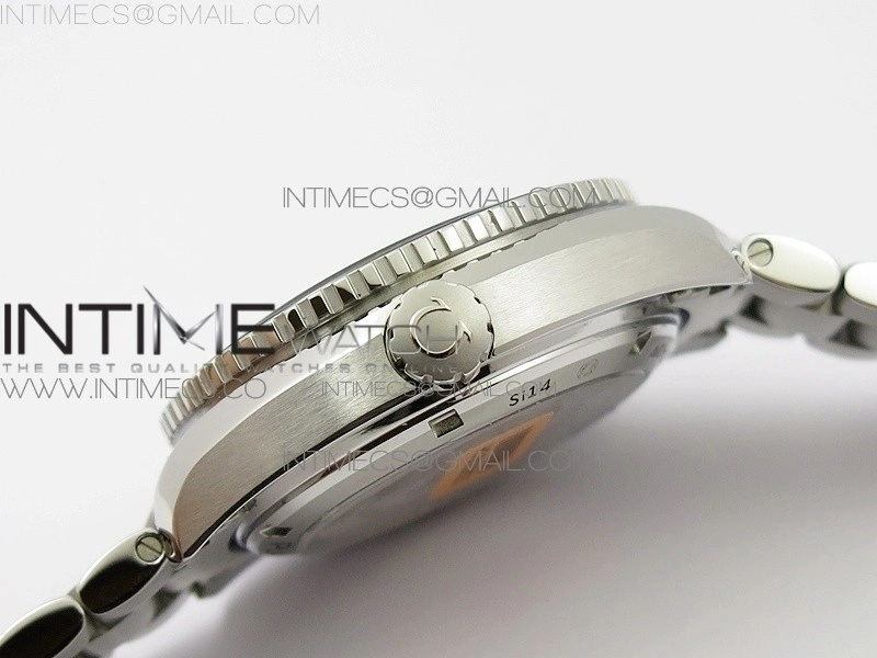 Planet Ocean 600M Co-Axial GMT 43.5mm VSF 1:1 Best Edition Blue Dial Blue Ceramic Bezel on SS Bracelet A8605 Super Clone